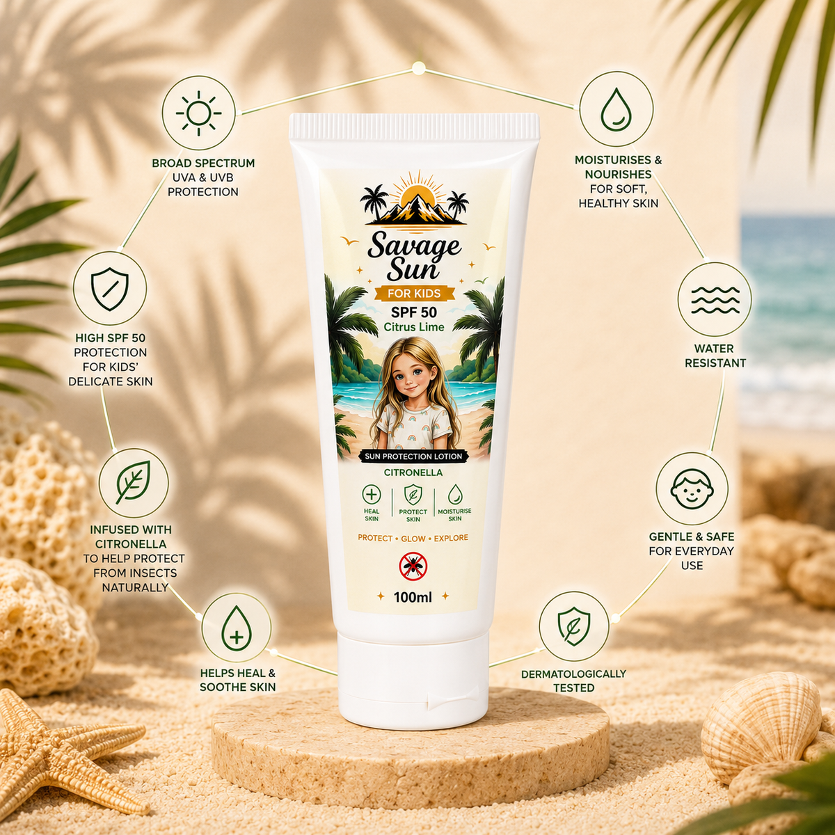 SPF 50 Creams (Kids & Adults) 100ml